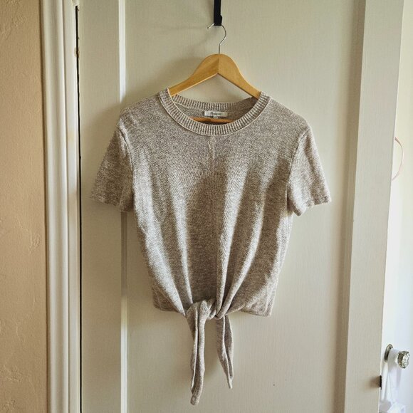 Madewell Knot Front Sweater Tee in XXS - Picture 3 of 3